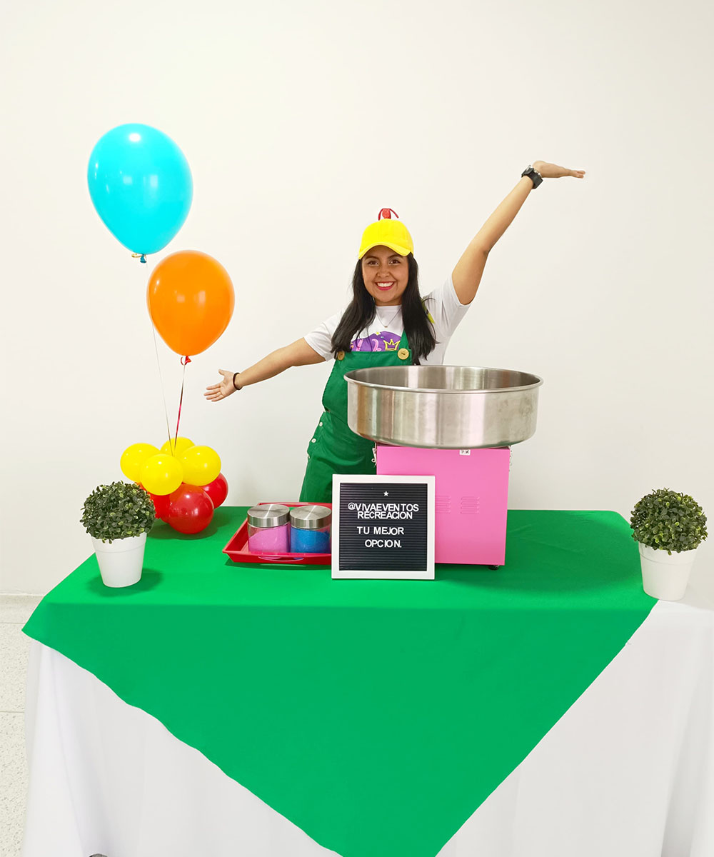 50 unidades de snaks: Crispetas O algodones de azucar