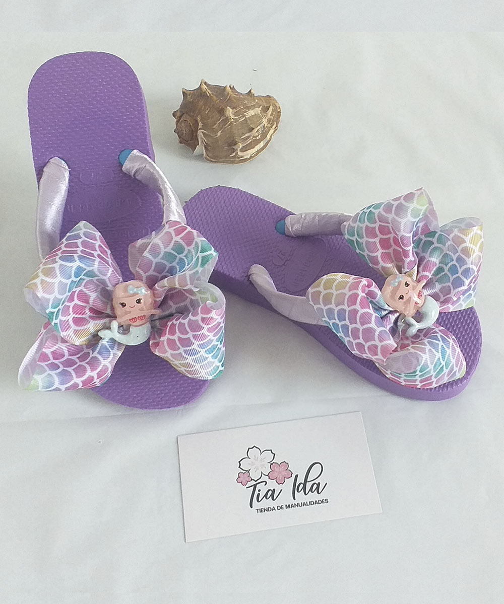 Set Princesas - (Sandalias decoradas y lazo estilo boutique)