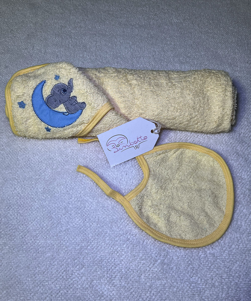 Toalla para bebé con orejas