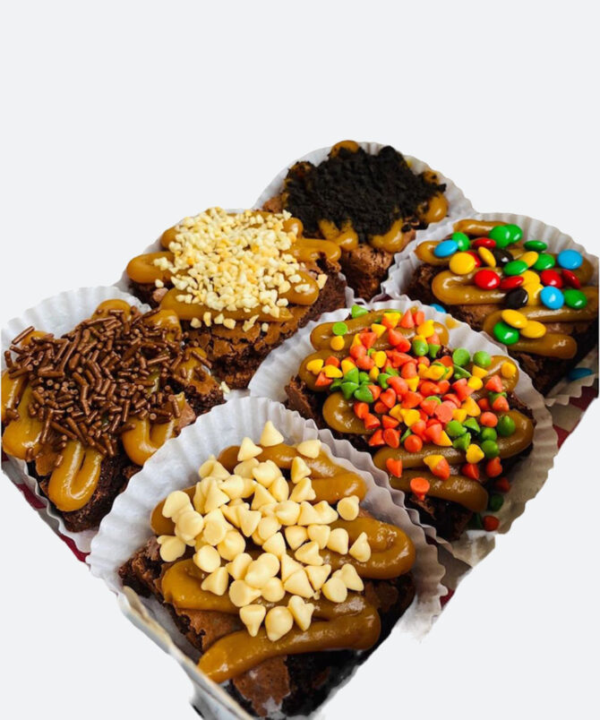 Caja x 6 brownie